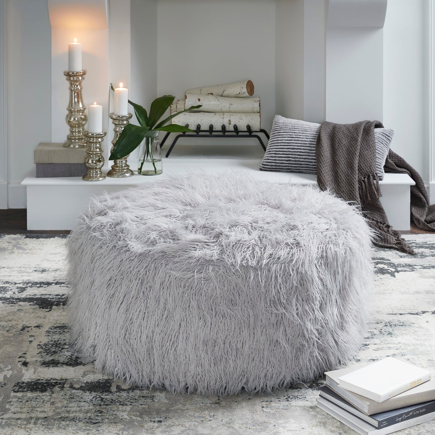 Ashley Signature Design Galice Oversized Accent Ottoman Light Gray A3000333