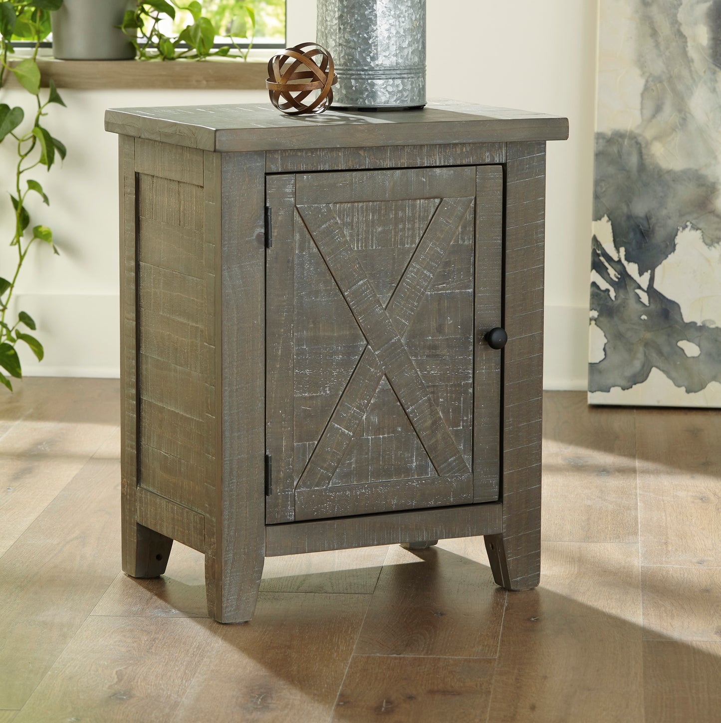 Ashley Signature Design Pierston Accent Cabinet Gray A4000383