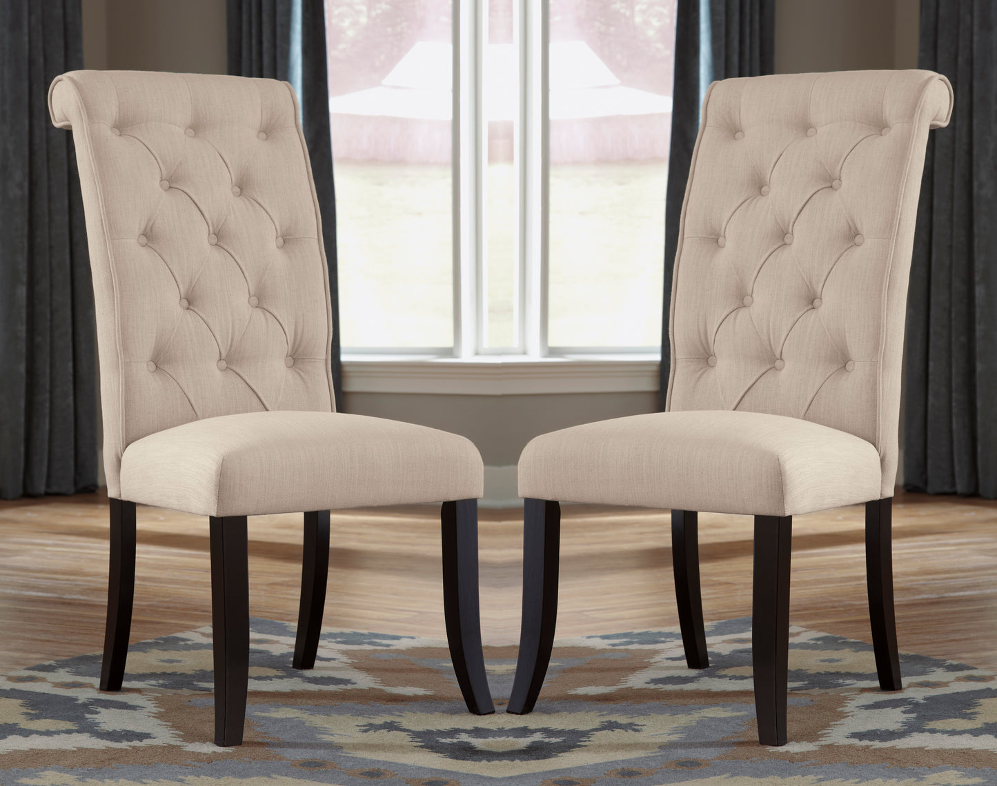 Ashley Signature Design Tripton Dining Chair Linen D530-01