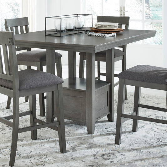 Ashley Signature Design Hallanden Counter Height Dining Extension Table Gray D589-42