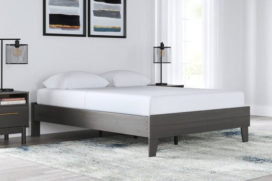 Ashley Signature Design Brymont Full Platform Bed Dark Gray EB1011-112