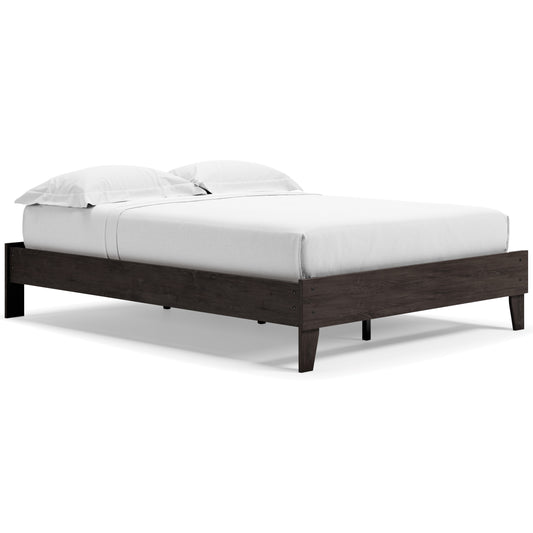 Ashley Signature Design Piperton Queen Platform Bed Black EB5514-113