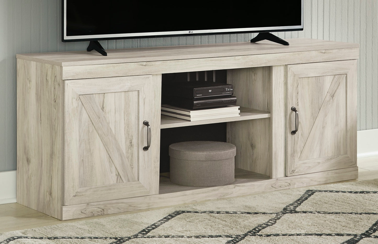 Ashley Signature Design Bellaby 60" TV Stand Whitewash EW0331-268