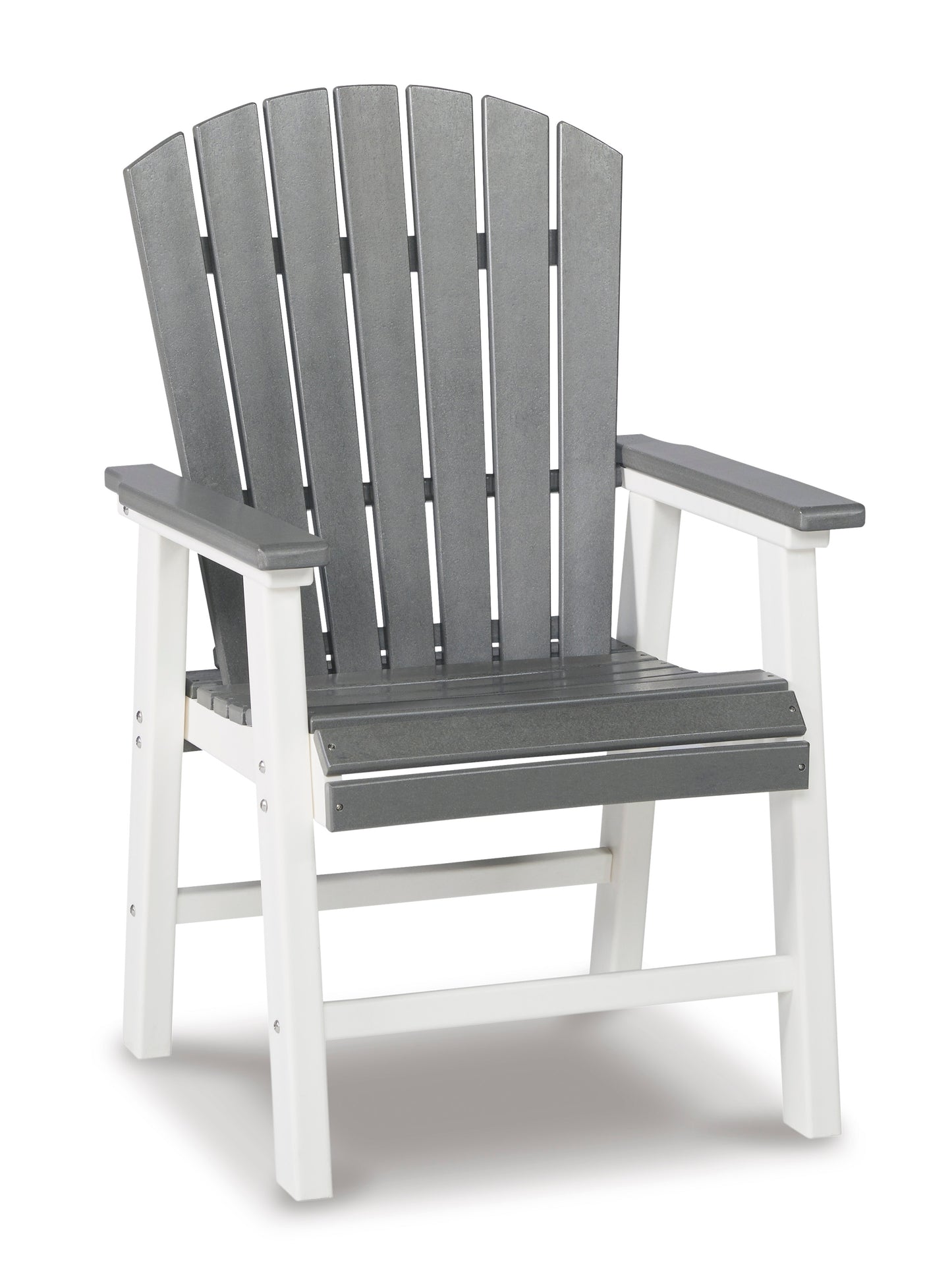 Ashley Signature Design Transville Outdoor Dining Arm Chair (Set of 2) Gray/White P210-601A