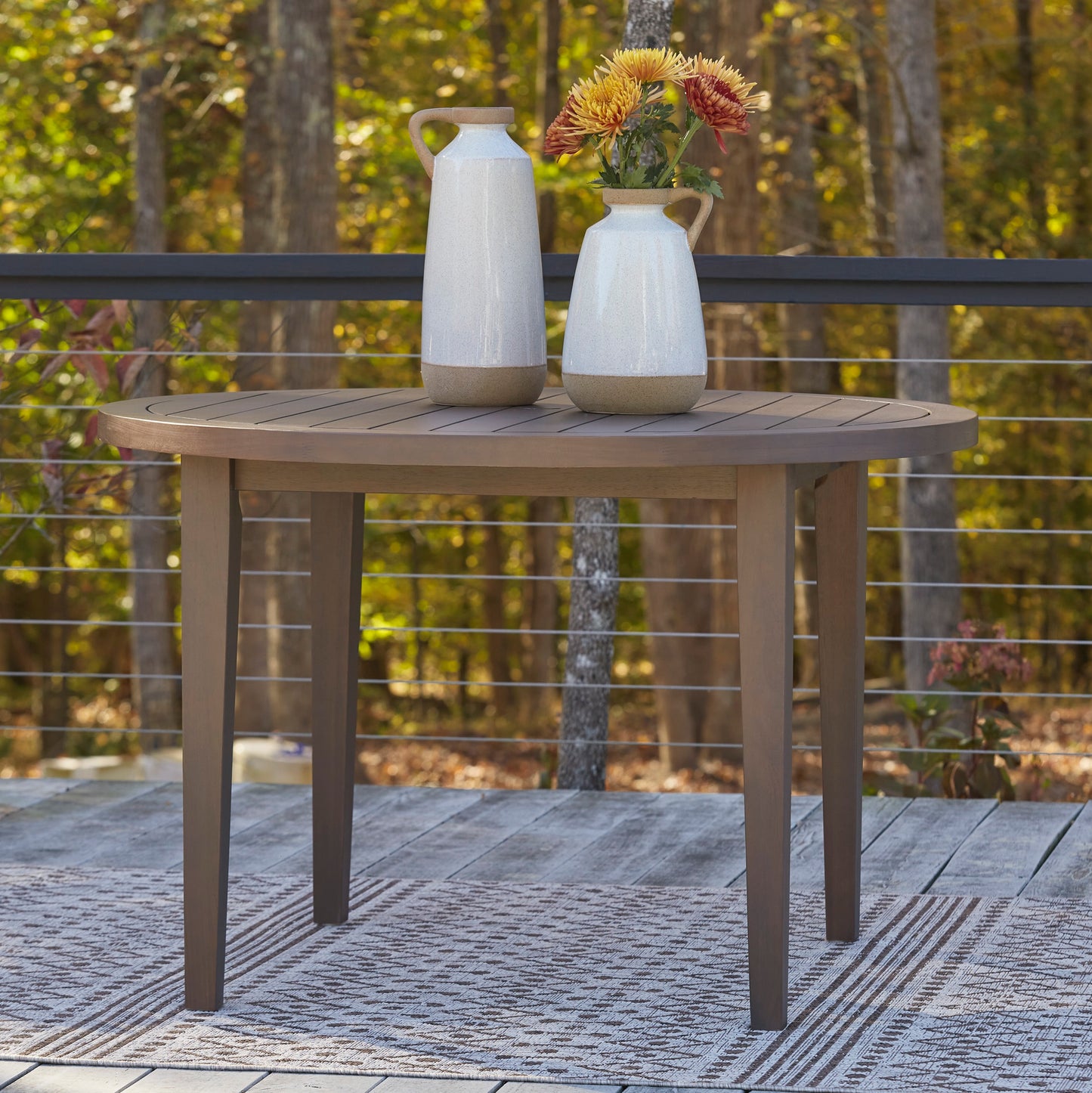 Ashley Signature Design Germalia Outdoor Dining Table Brown P730-615