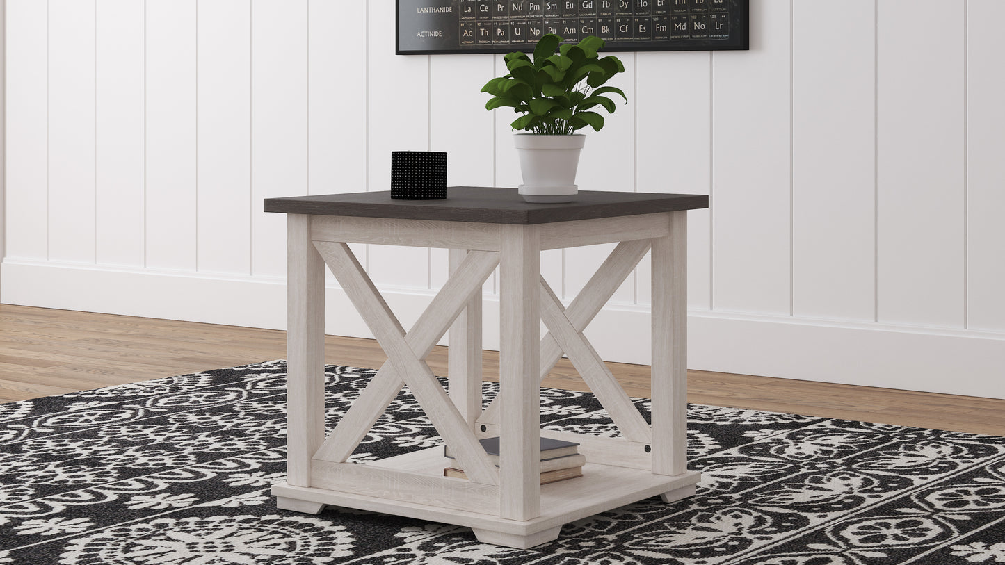 Ashley Signature Design Dorrinson End Table Two-tone T287-2