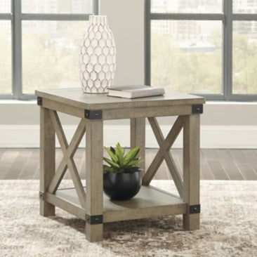 Ashley Signature Design Aldwin End Table Gray T457-3