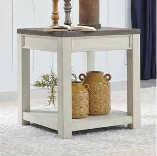 Ashley Signature Design Bolanburg End Table Brown/White T751-2