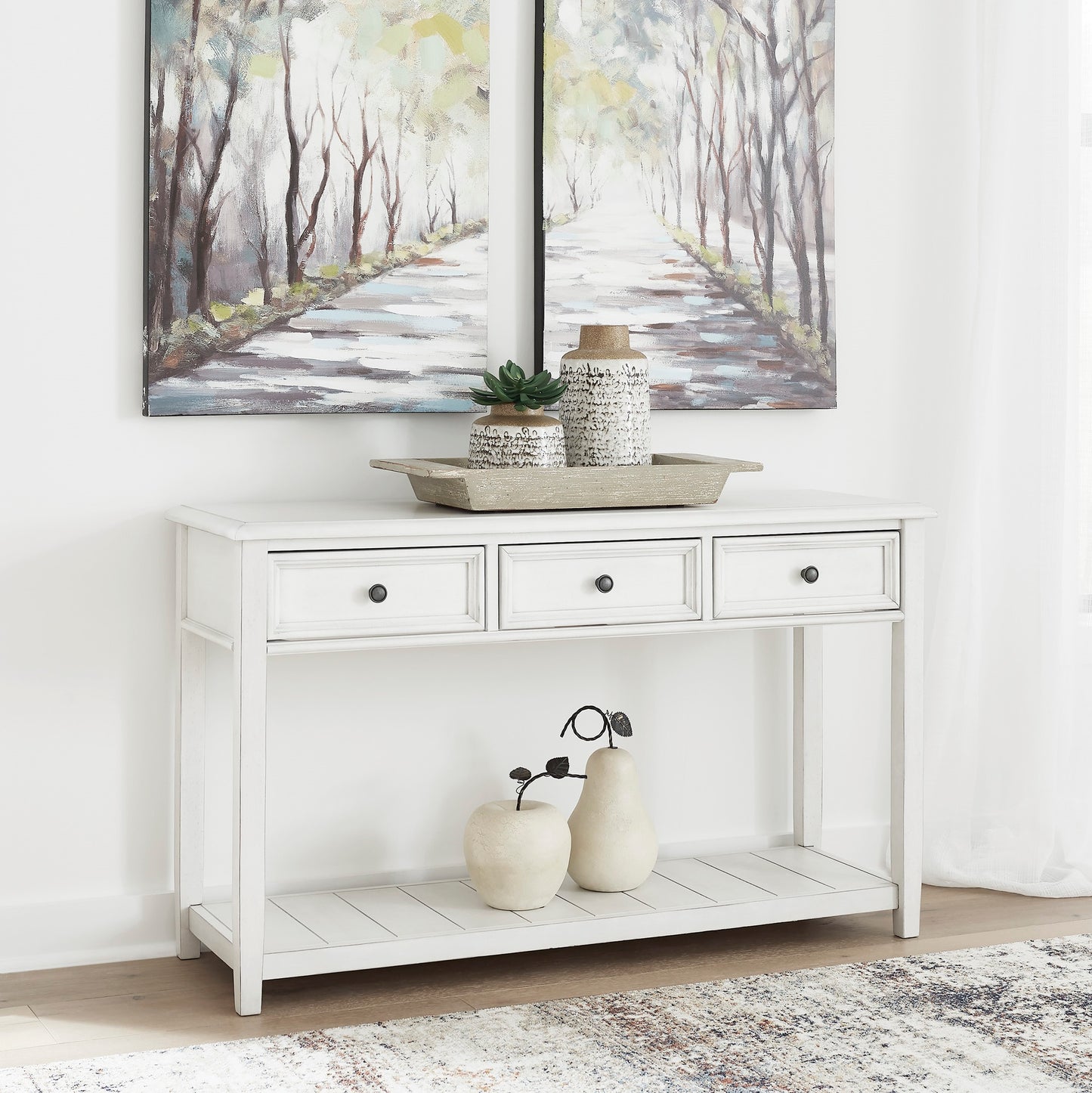 Ashley Signature Design Kanwyn Sofa Table Whitewash T937-4