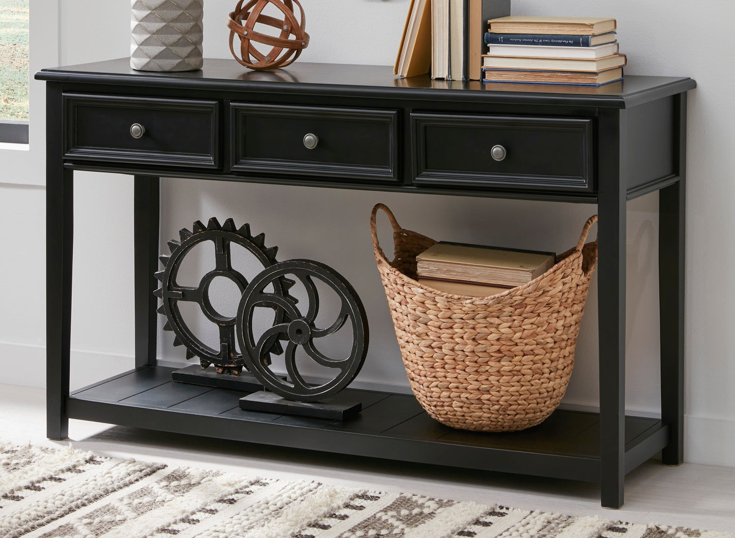 Ashley Signature Design Beckincreek Sofa Table Black T959-4