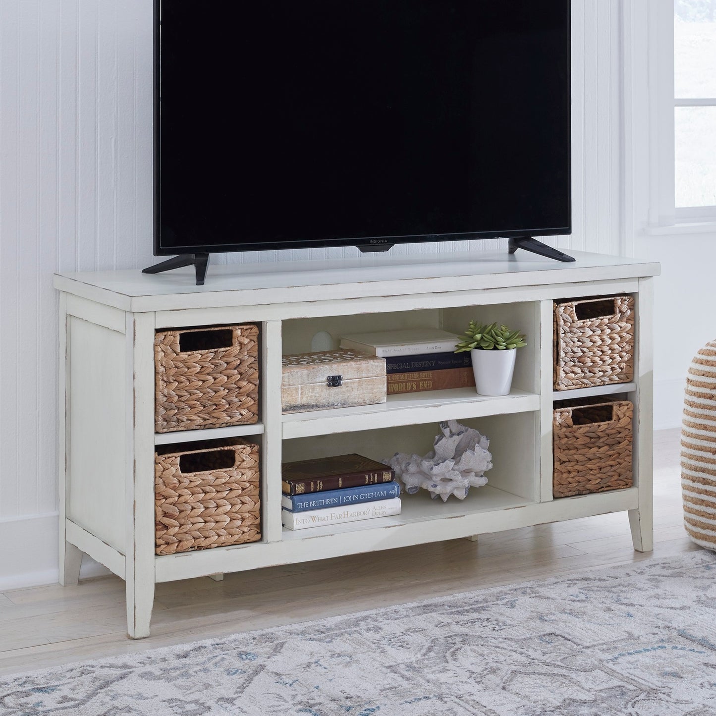 Ashley Signature Design Mirimyn 47" TV Stand White W505-510