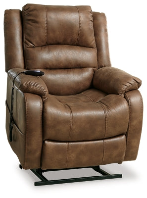 Ashley Signature Design Yandel Power Lift Recliner Saddle 1090012