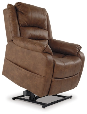 Ashley Signature Design Yandel Power Lift Recliner Saddle 1090012