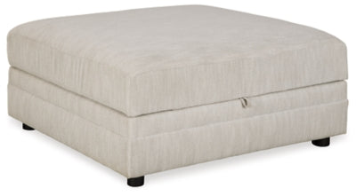 Ashley Neira Ottoman With Storage Fog 2720211