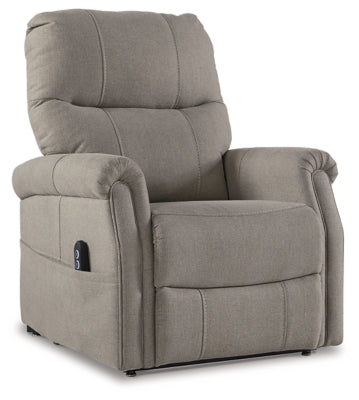 Ashley Signature Design Markridge Power Lift Recliner Gray 3500212