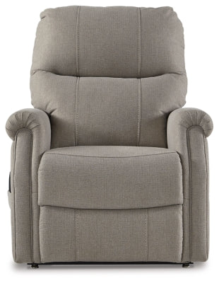 Ashley Signature Design Markridge Power Lift Recliner Gray 3500212