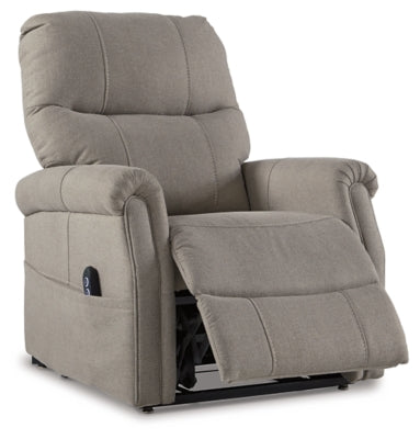 Ashley Signature Design Markridge Power Lift Recliner Gray 3500212