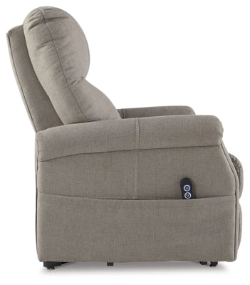 Ashley Signature Design Markridge Power Lift Recliner Gray 3500212