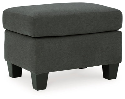 Ashley Signature Design Bayonne Ottoman Charcoal 3780114