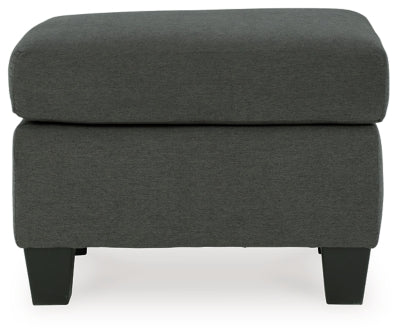 Ashley Signature Design Bayonne Ottoman Charcoal 3780114