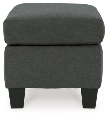 Ashley Signature Design Bayonne Ottoman Charcoal 3780114