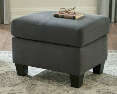 Ashley Signature Design Bayonne Ottoman Charcoal 3780114