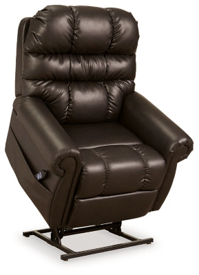 Ashley Signature Design Mopton Power Lift Recliner Chocolate 7550812