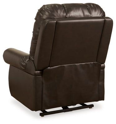 Ashley Signature Design Mopton Power Lift Recliner Chocolate 7550812