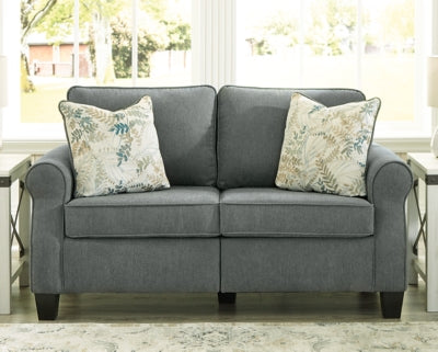 Ashley Signature Design Alessio Loveseat Charcoal 8240535