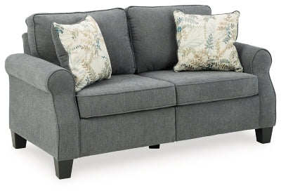 Ashley Signature Design Alessio Loveseat Charcoal 8240535