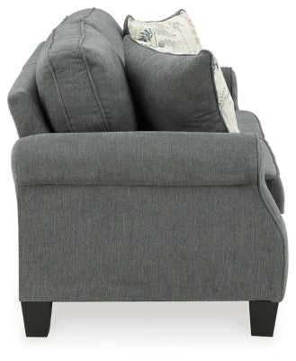 Ashley Signature Design Alessio Loveseat Charcoal 8240535