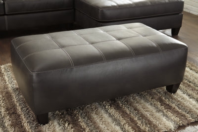 Ashley Signature Design Nokomis Oversized Accent Ottoman Charcoal 8772108