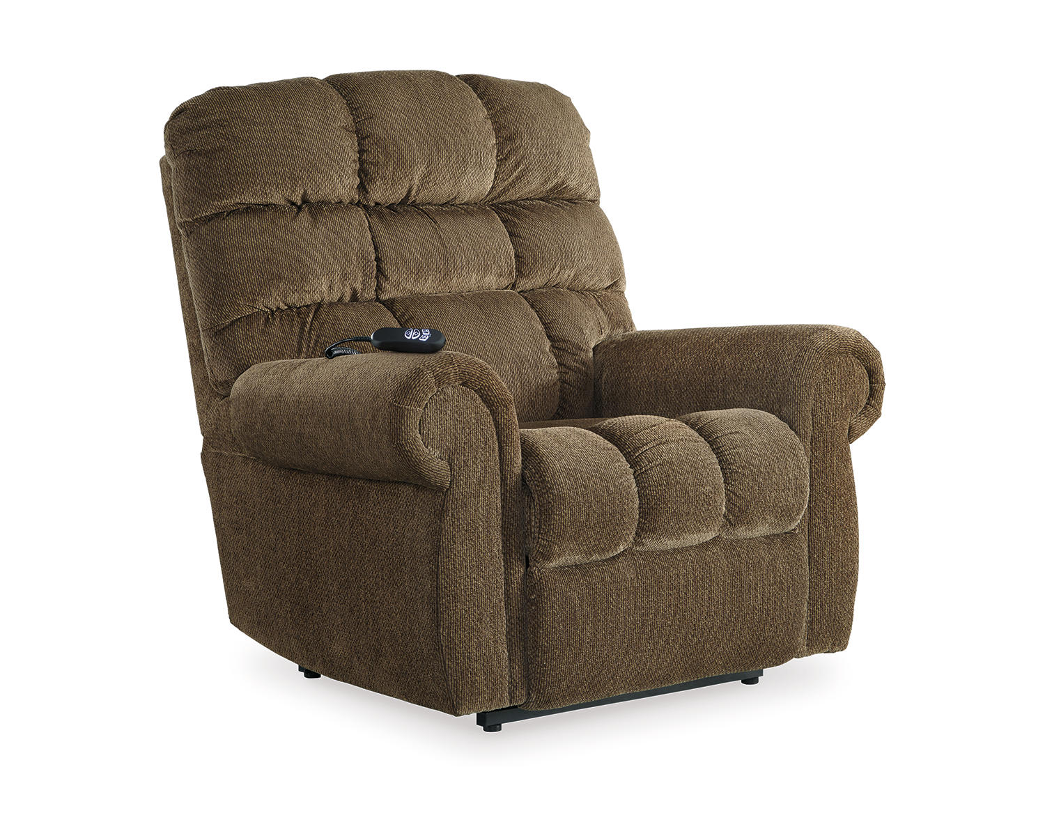 Ashley Signature Design Ernestine Power Lift Recliner Brown/Beige 9760212