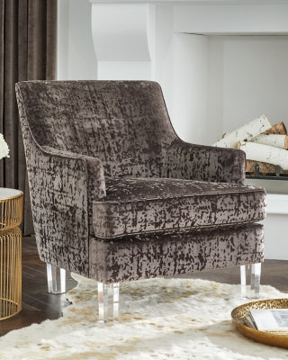 Ashley Signature Design Gloriann Accent Chair Charcoal A3000106