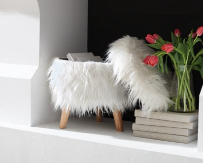 Ashley Signature Design Elson Storage Ottoman White A3000284