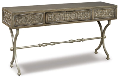 Ashley Signature Design Quinnland Sofa/Console Table Antique Black A4000077