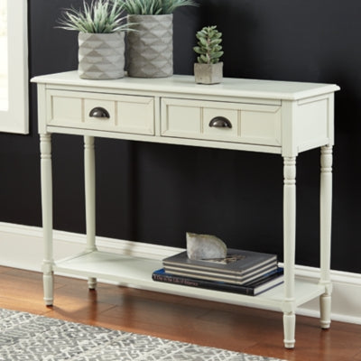 Ashley Signature Design Goverton Sofa/Console Table White A4000178