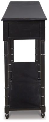 Ashley Signature Design Eirdale Sofa/Console Table Black A4000189