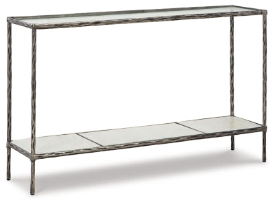 Ashley Signature Design Ryandale Console Sofa Table Antique Pewter Finish A4000453