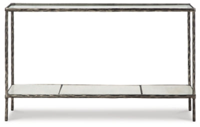 Ashley Signature Design Ryandale Console Sofa Table Antique Pewter Finish A4000453