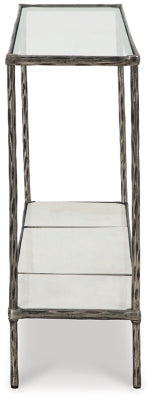 Ashley Signature Design Ryandale Console Sofa Table Antique Pewter Finish A4000453