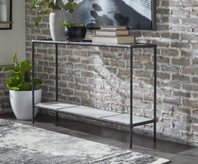 Ashley Signature Design Ryandale Console Sofa Table Antique Black A4000463