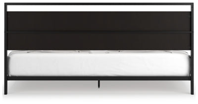 Ashley Signature Design Dontally King Platform Bed Gray/Black B024-82