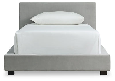 Ashley Signature Design Chesani Twin Upholstered Bed Gray B050-271