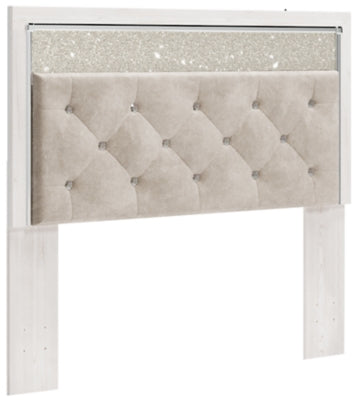 Ashley Signature Design Altyra Queen Upholstered Panel Headboard White B2640-57