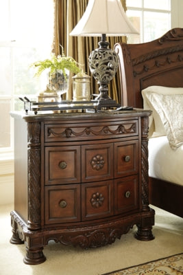 Ashley Millennium North Shore Nightstand Dark Brown B553-193