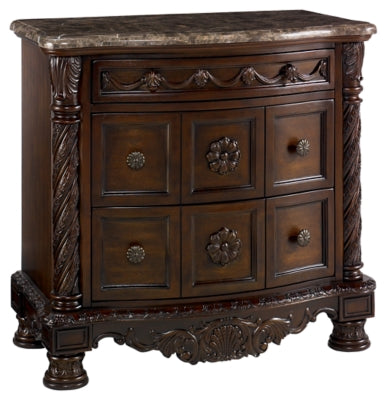 Ashley Millennium North Shore Nightstand Dark Brown B553-193