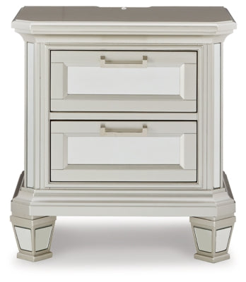 Ashley Signature Design Lindenfield Nightstand Silver B758-92