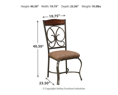 Ashley Signature Design Glambrey Dining Chair Brown D329-01