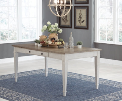 Ashley Signature Design Skempton Dining Table White/Light Brown D394-25